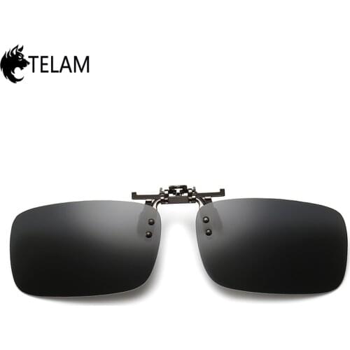 Polarized Clip On Sunglasses Men Driving Sun Glasses Women Anti-UVA Glasses Flip Up Eyeglasses Myopia Eyeglasses