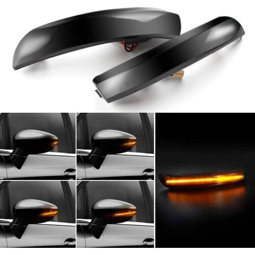 Turn Signal Light Side Marker Lamp Assembly Compatible with Ford 2012-2018 SE RS Titanium 2013-2019 Kuga Escape