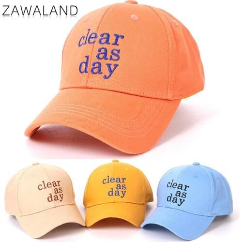 Zawaland Fashion Letter Baseball Caps Casual Street Travel Sun Hats 2021 Spring Summer Kids Cap Adjustable Cotton Hip Hop Hat