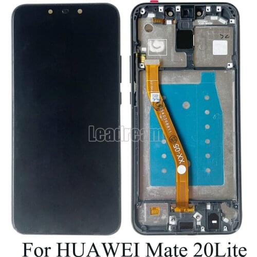 5Pcs AMOLED LCD Display with Frame Replacement for Huawei Mate 20 Lite LCD Touch Screen Digitizer Assembly