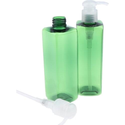 2x 250ml BPA-Free Containers for Shampoo, Lotions, Liquid Body Soap, Creams, Aromatherapy