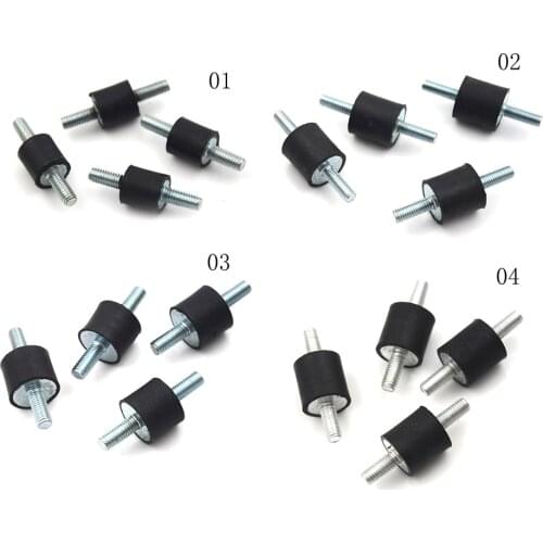 4pcs/lot Anti Vibration Silentblock Boat Car Bobbin Tools M4-M8 Rubber Mounts Male