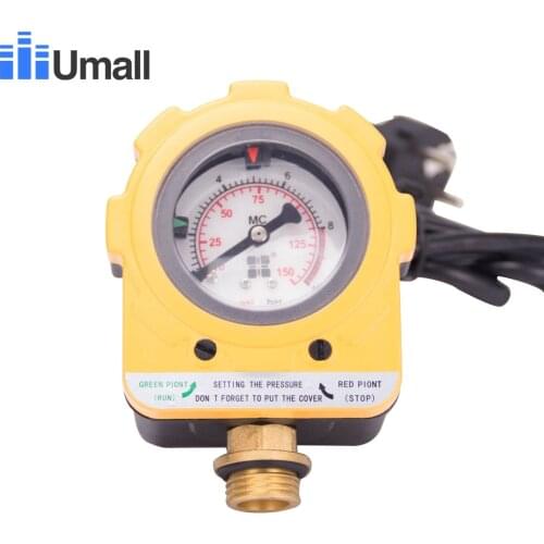 10Bars Water Pump Automatic Intelligent Photoelectric switch Adjustable Electronic Pressure meter Controller AU Plug 220v