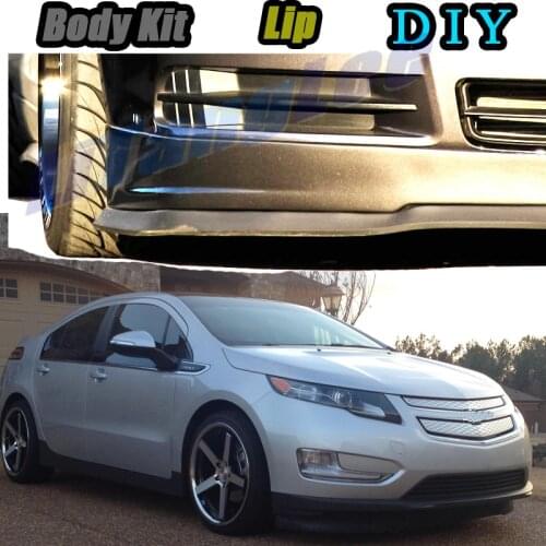 Car Bumper Lip Front Spoiler Skirt Deflector For Chevrolet Ampera 2010~2019 Tune Car Modified Body Kit VIP Hella Flush Lips