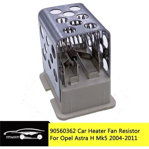 Car Heater Blower Motor Fan Resistor 90560362 For Vauxhall Astra Zafira H Mk5 2004-2011 1845796 1845795 9055834 6845782 93180051