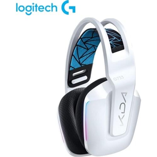 Logitech G733 KDA limited edition Wireless Gaming Headset DTS X2.0 7.1 Surround Sound LIGHTSPEED Rechargeable Headphone w/MIC