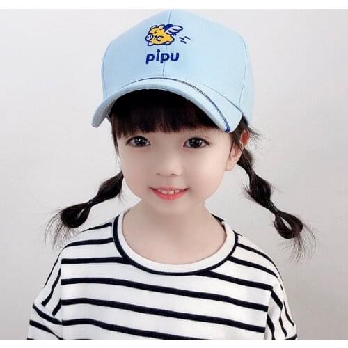 2021 Kids Baseball Cap Baby Accessories For Kids Hats Cute Baseball Cap Hip Hop Girls Boy Hats Caps Pig Embroidered Gorros