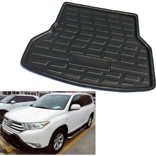 For Toyota Highlander Kluger Car Rear Trunk Tray Cargo Mat Floor Protector 2009 2010 2011 2012 2013 2014