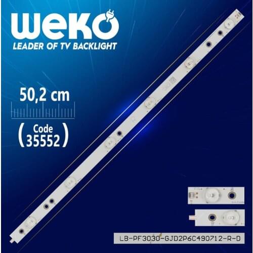 LB-PF3030 GJD2P6C490712-R-D - 49AEL2-R B - 50.2 CM 6 LED- (WK-436)