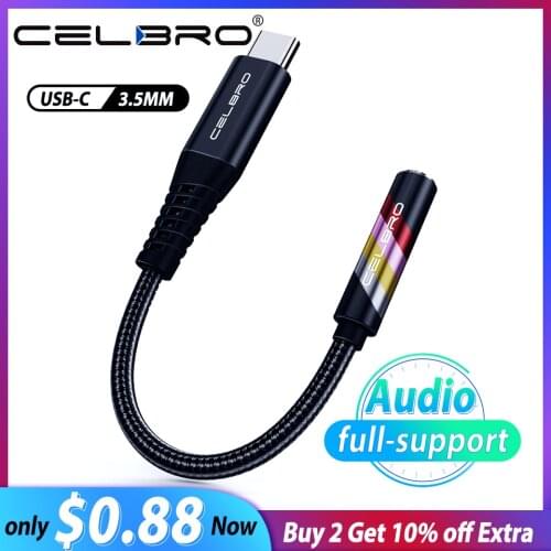 Cable for Samsung Galaxy S20 Plus S20 Ultra USB C to 3.5mm Jack Cable AUX Type C Cable Earphone Connector Cable Audio Adatper