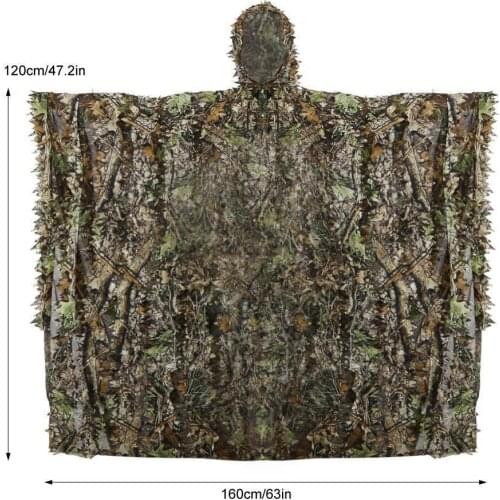 Jedi survival 3D leaf camouflage clothing bionic jungle bird watching hidden auspicious camouflage clothing