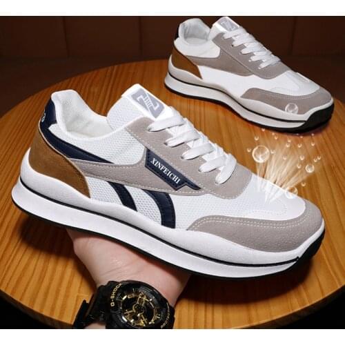 Men Sneakers Breathable Air Mesh Outdoor Sport Shoes Spring Autumn Couple Cushion Flats Training Running Shoes Zapatos De Hombre