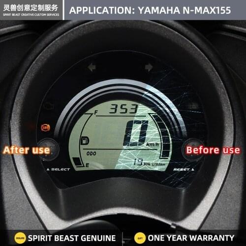Motorcycle Speedometer TPU Scratch Proof Protection Film Dashboard Screen Instrument Film for YAMAHA N-MAX NMAX 155 NMAX 125