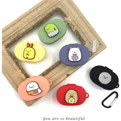 Cartoon Earphone Case Cover For Xiaomi MI Redmi Airdots 1/2 Silicone Wireless Bluetooth Headphones Case Cover For Redmi Airdots3