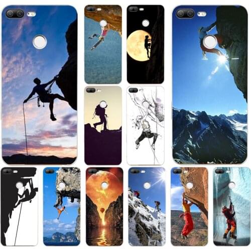 123H Mountain Climbing Adventure Sports design Soft Silicone Tpu Cover phone Case for huawei Honor 9 Lite 10 p 9 10 lite