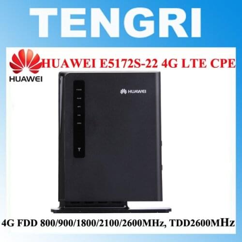 Original Unlocked 150Mbps HUAWEI E5172s-22 E5172AS-22 4G LTE CPE Wireless Router with sim card slot 3G 4G Modem Wifi Router