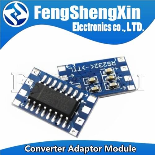 5pcs/lot Serial Port Mini RS232 to TTL Converter Adaptor Module Board MAX3232 115200bps