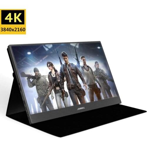 18.4 Inch FHD 3840X2160 4K IPS Portable Gaming Monitor for Game Consoles PS3 PS4 Macbook 13.3" Mini PC Computer with USB-C Ports