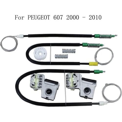 For PEUGEOT 607 2000 - 2010 Power Electric Car Window Regulator Window Lifter Repair Kit Set Front Left