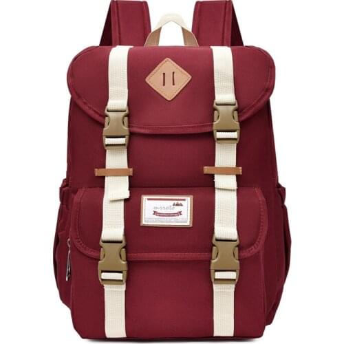 Backpacks For Women Fashion Waterproof Nylon Rucksack for Teen Girls School Bags Classic Student Bookbag Men Boys Travel Mochila