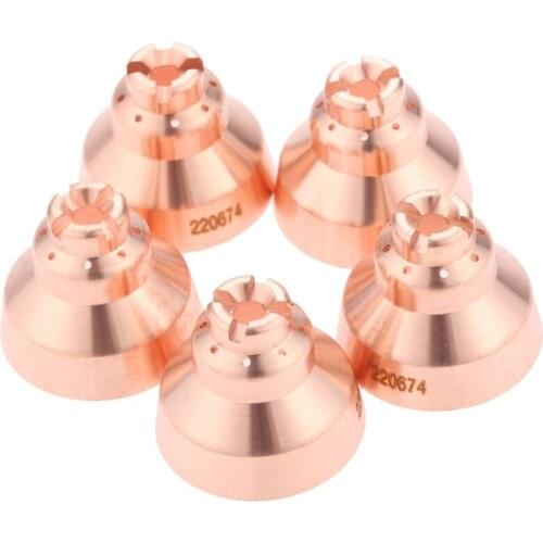 SHGO HOT-5Pcs 220674 Cutting Torch 45A Shield for 45 Plasma Cutting Torch Consumables Replacement 45A Welding & Soldering Suppli