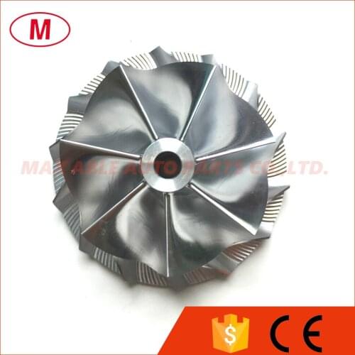 TD04HL 42.00/56.00mm 7+7 blades Forward High Performance Turbo Billet Compressor wheel/Aluminum 2618/Milling compressor wheel