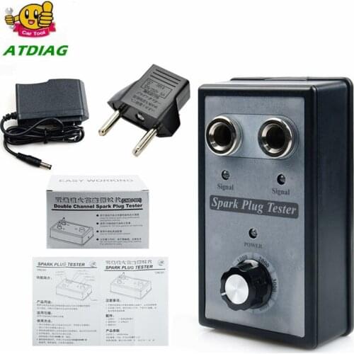 2020 Newest Dual Hole Car Spark Plug Tester Ignition Plug Analyzer Diagnostic Tool Car Spark Plug Tester Detector