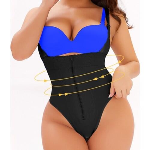 GUUDIA Tummy Control Panties Butt Lifter Women Body Shaper Thong Sexy Bodysuits Slimming Shapewear Colombianas Waist Trainer 6XL