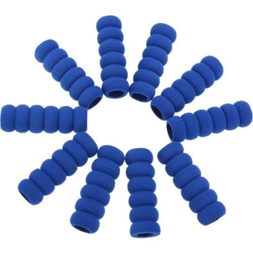 10pcs/set Dotting Pen Cover Diamond Painting Rhinestone Stitch Drill Pen Grip Anti-slip Pen Sleeve Accessory Tool