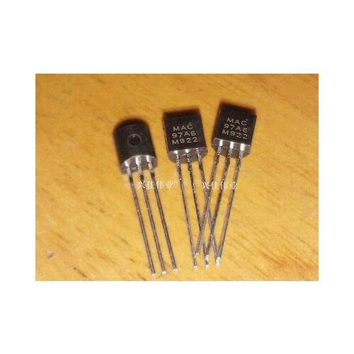 200PCS/LOT MAC97A6 ( large chip ) TO-92 0.6A / 400V bidirectional thyristor