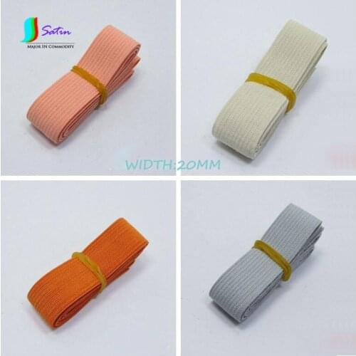 33 Colors 20mm Width Colorful Elastic Band,Waistband Sewing Decoration Material S0720H