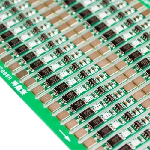 5pcs/Lot 1S 3.7V 4A Li-Ion BMS PCM 18650 Battery Protection Board PCB For 18650 Lithium Ion Li Battery Double MOS