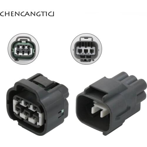 1 Set 6 Pin Way Waterproof Auto Connector Plug Headlamp Harness Accelerator Throttle Pedal Socket 90980-11034 MG641107-5