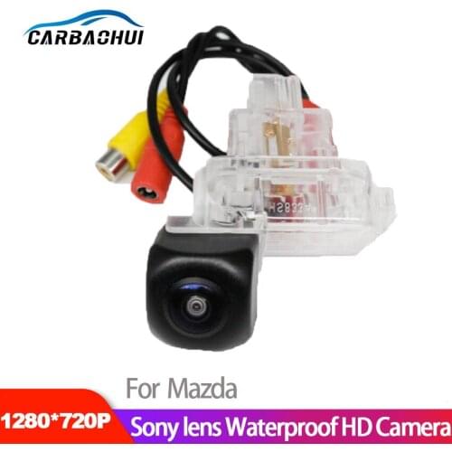 Car Rear View Reverse Camera For Mazda3 M3 Axela Hatchaback 2013~2015 2016 2017 Night Vision license plate camera Reverse Camera
