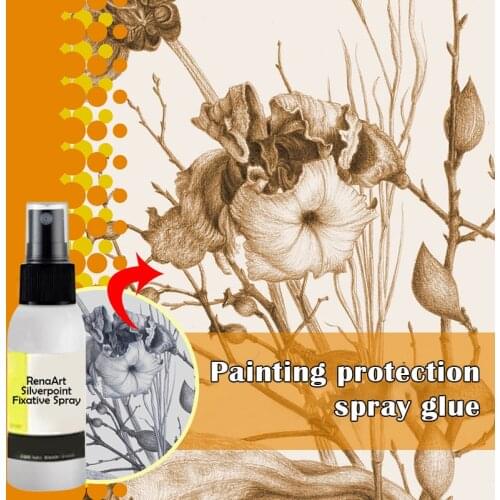 30/100ml Quick Dry Fixer Sprayer Oxidation Liquid Paint Art Fixed Artist Spray Protective Coating JR Deals