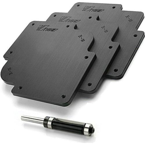 Quick Fixture Milling Machine To Corner Template Carpentry R Fillet Radius Fixture Positioning Engraving Machine Template