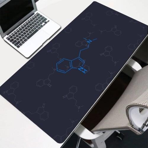 Personality Mouse Pad Blue Black Rgb Gamer Accessories Table Mat Notebook Keyboard Non-slip Rubber Mouse Pad Game Carpet Mini Pc