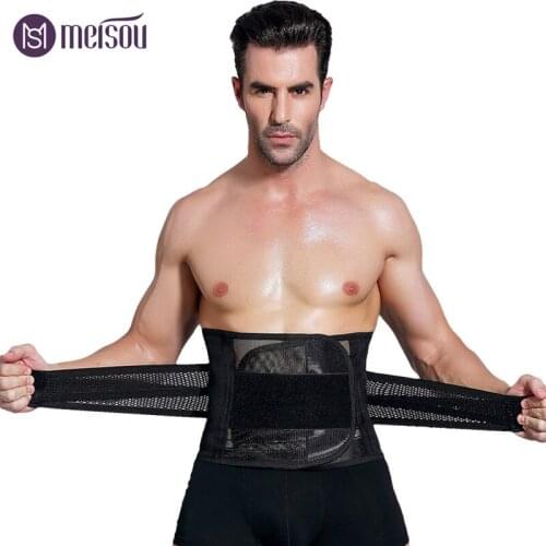 Meisou Modeling Straps Waist Trainer Men Slimming Belt Belly Corset for Men Body Shaper faja reductora Abdomen cinta modeladora