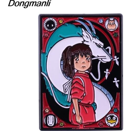 P5147 Dongmanli Tarot Anime Figure Hard Enamel Pins Badge Backpack Collar Lapel Women Men Fashion Jewelry