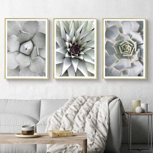 Cactus Posters and Print Nordic Canvas Art Painting Home Decor Plant Wall Art Picture Nordic Bedroom Modern Fresh Decor Painting