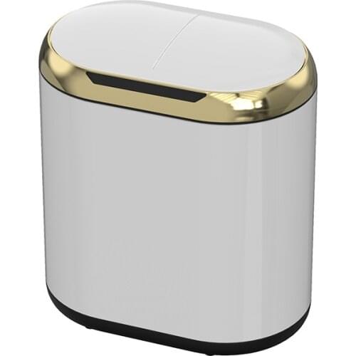 Intelligent dustbin household living room automatic induction dustbin with cover toilet narrow dustbin