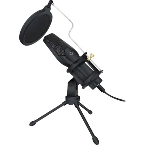 USB Microphone PC Microphone With Shock Mount, Blowout Preventer And Tripod Stand For Streaming Media Games