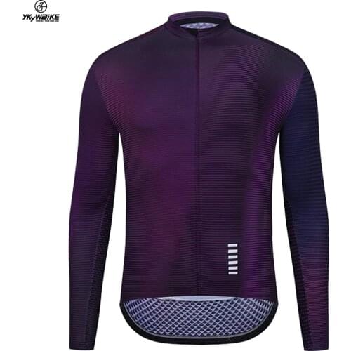 YKYWBIKE Top Quality Cycling Jersey Long Sleeve MTB Bicycle Cycling Clothing Mountain Bike Sportswear Cycling Clothes