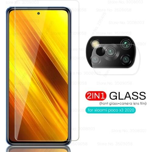 Poko x3 nfs glass tempered glass for xiaomi pocophone little poco f3 x3 m3 pro x 3 nfc pocox3 camera lens protective film cover