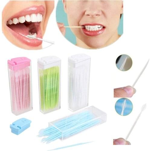 2 In 1 Multifunction Patent Dental Oral Care Hygiene Plastic Toothpick Tooth Teeth Whitening Products Tool