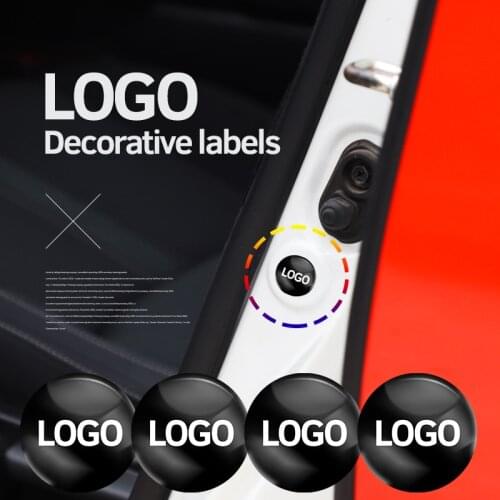 4Pcs PVC Door Shock-Absorbing Anti-Noise Gasket Sticker For Volvo AWD R-Design XC40 XC60 XC70 V40 V50 S80 T6 9700 ACL Polestar