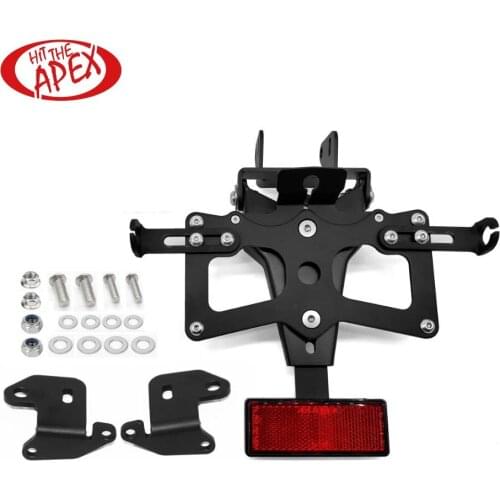 Motorcycle CNC Rear License Plate Holder Bracket Fender Eliminator Fit For Kawasaki Ninja 400 Z400 2018-2019-2020