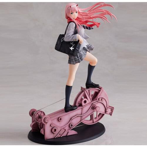 Sexy Anime DARLING in the FRANXX Figure Toy Zero Two 02 Sexy Girl PVC Action Figure Collection Model Doll Toys 28cm
