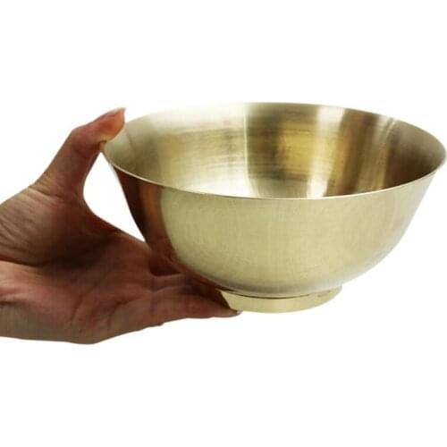 Handmade pure copper bowl Copper tableware Ornament