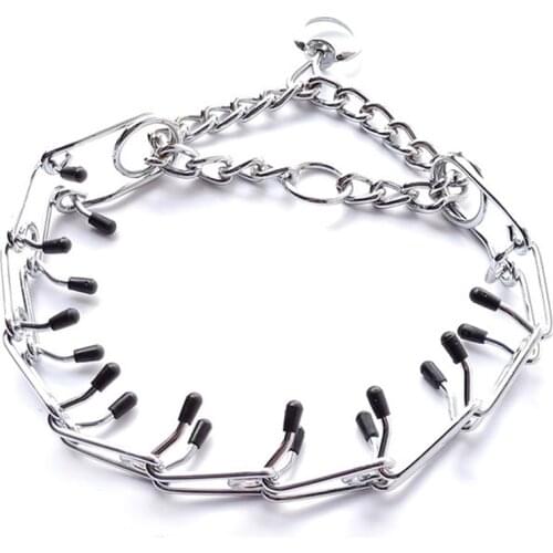 New Dog Collar, Adjustable Link Rubber Head, Quick Release Locking Carabiner, Suitable for Small and Medium-Sized Dogs